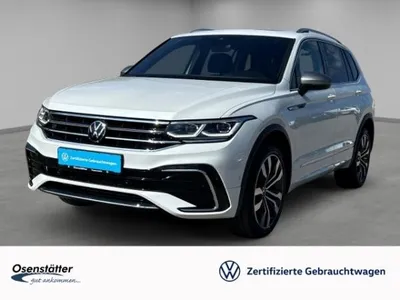 VW Volkswagen Tiguan Allspace 2,0 TDI R-Line 4M Matrix AHK Pano Kamera Navi im Auto Abo von LeasingMarkt.de