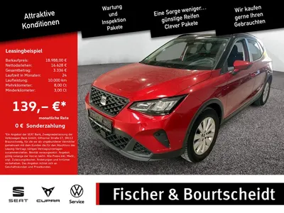 Seat Seat Arona 1.0 TSI Style NAVI W-LAN ACC FACEL. LED im Leasing von Null-Leasing