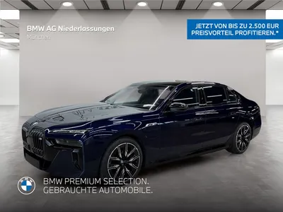 BMW BMW M760e xDrive Limousine M Sport Massage AHK B&W im Leasing von Null-Leasing