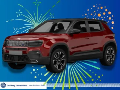 Jeep Jeep Avenger Jeep Avenger e-Hybrid Black Edition 1,2L 110PS 81kw!Inkl. All-wetter! im Auto Abo von LeasingMarkt.de