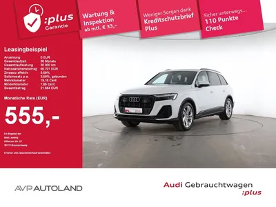 Audi Audi Q7 45 TDI quattro tiptronic AHK *7 Sitzer im Auto Abo von Null-Leasing
