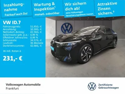 VW Volkswagen ID.7 GTX 4Motion MatrixLED AppleCarPlay HuD AHK im Auto Abo von LeasingMarkt.de