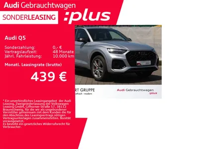Audi Audi Q5 S line 55 TFSI e quattro *0,5%*AHK*ACC*360° im Leasing von Null-Leasing