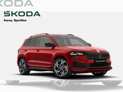 Skoda Skoda Karoq 2.0 TSI Sportline SOFORT VERFÜGBAR! *GEWERBE*Pano Matrix ACC AHK LED im Auto Abo von LeasingMarkt.de