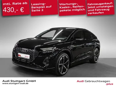 Audi Audi Q4 e-tron Sportback 40 S line Matrix SONOS 21'' im Leasing von Null-Leasing