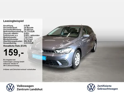 VW Volkswagen Polo Life 1.0 TSI 2xKlima ACC KlimaA LED Navi im Auto Abo von Mobile.de
