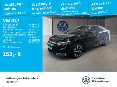 VW Volkswagen ID.7 Pro Navi IQ.Light DCC DAB+ im Auto Abo von LeasingTime