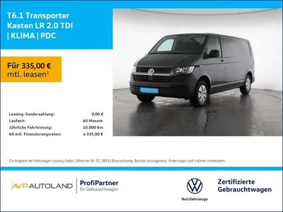 VW Volkswagen T6.1 Transporter Kasten LR 2.0 TDI | KLIMA | PDC im Auto Abo von LeasingMarkt.de