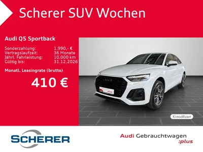 Audi Audi Q5 Sportback S line business 50 TDI quattro 210( im Leasing von Null-Leasing