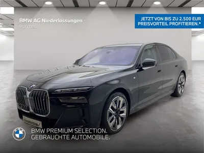 BMW BMW i7 xDrive60 Limousine M Sport Massage AHK Alarm im Leasing von Null-Leasing