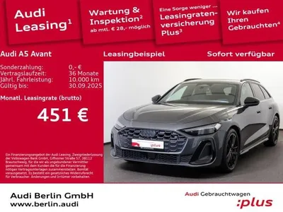 Audi Audi A5 Avant TFSI S tr. STDHZG MATRIX 360°K NAVI im Auto Abo von LeasingMarkt.de