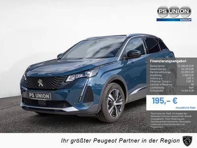 Peugeot Peugeot 3008 1.2 GT EAT8 SHZ RÜCKFAHRKAMERA NAVI ACC im Leasing von Null-Leasing