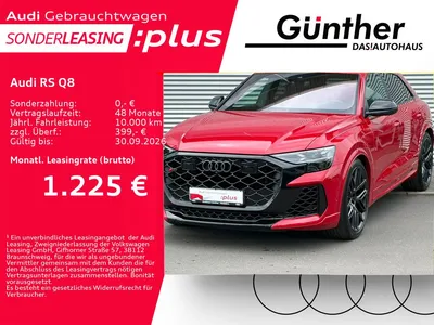 Audi Audi RS Q8 +WINTERRÄDER+RS SPORTABGAS+AHK+NACHTSICHTA im Leasing von Null-Leasing