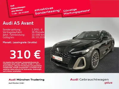 Audi Audi A5 Avant TDI S tronic S line EditionOne ACC/Virt im Leasing von Null-Leasing