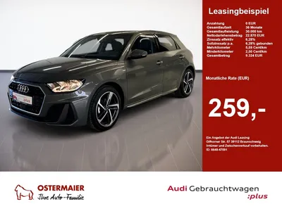 Audi Audi A1 Sportback S-LINE 25 TFSI S-TRONIC ALU.SITZHZG im Leasing von Null-Leasing