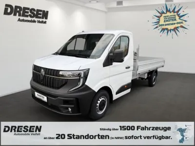 Renault Renault Master 💥SOFORT-Verfügbar💥Pritsche Ek L3H1 3,5t Blue dCi 150 *GjR,LED,AHK* im Leasing von LeasingMarkt.de