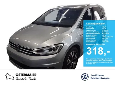 VW Volkswagen Touran HIGHLINE 2.0TDI 150PS DSG NP.60t.ACC.5JG. im Auto Abo von Null-Leasing