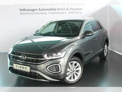 VW Volkswagen T-Roc Style 1,5 TSI DSG PANO, LED, NAV, RFK, ASSISTENZPAK., IQ-LIGHT, EASY OPEN uvm... im Auto Abo von LeasingTime