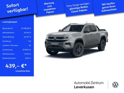 VW Volkswagen Amarok TDI PanAmericana STANDHZ AHK MATRIX KAM im Auto Abo von Null-Leasing