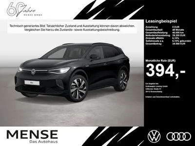 VW Volkswagen ID.4 Pro Performance IQ.Light Matrix CarPlay AHK im Leasing von Null-Leasing