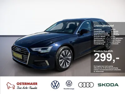 Audi Audi A6 Avant DESIGN 45TFSI 265PS.STRONIC.LED.NAVI.AH im Leasing von Null-Leasing