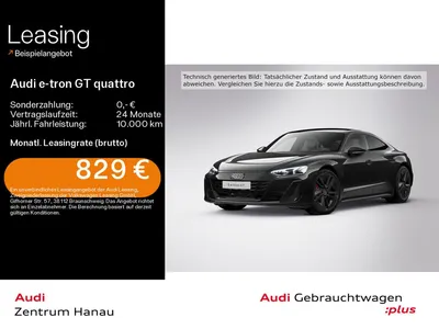 Audi Audi e-tron GT S quattro*NAVI-PLUS*LASER*HUD*PANO*B&O im Auto Abo von Null-Leasing