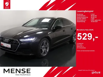 Audi Audi A7 Sportback 45 TDI quattro S tronic Matrix|AHK im Leasing von Null-Leasing