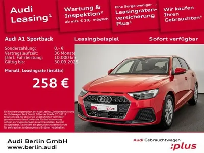 Audi Audi A1 Sportback Advanced 25 TFSI S tr. RFK LED NAVI im Auto Abo von LeasingMarkt.de