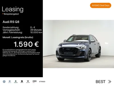 Audi Audi RS Q8 performance HUP*LASER*B&OADV*MASSAGE*PANO* im Leasing von Null-Leasing