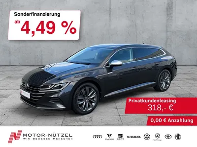 VW Volkswagen Arteon SB 2.0 TDI DSG ELEGANCE LED+NAVI+RFK+ACC im Leasing von Null-Leasing