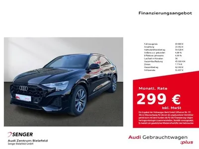 Audi Audi Q8 45 TDI quattro Matrix ACC AHK Memory Sitzhzg. im Leasing von LeasingMarkt.de