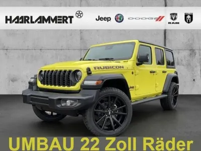 Jeep Jeep Wrangler Rubicon MY24 PDC+KAMERA+NAVI+SHZ+CARPLAY+ISOFIX im Auto Abo von LeasingMarkt.de