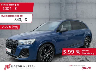 Audi Audi SQ7 TFSI QU MATRIX+NAVI+HuD+B&O+RFK+AHK+AIR+PANO im Leasing von Null-Leasing