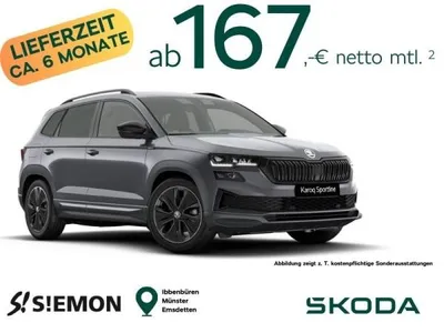 Skoda Skoda Karoq Sportline ✔️ 2.0l TSI DSG 4x4 ✔️ Gewerbekunden Aktion im Auto Abo von LeasingTime