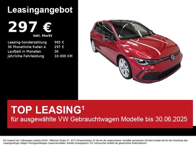 VW VW Golf VIII GTI 2.0 TSI DSG ACC+DCC+IQ-LIGHT+PANO+ im Auto Abo von Null-Leasing