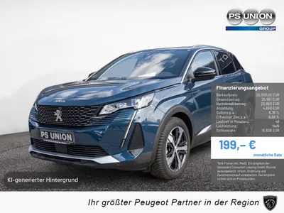 Peugeot Peugeot 3008 1.2 GT EAT8 KAMERA SOUNDSYSTEM EL. HECKKL. im Leasing von Null-Leasing