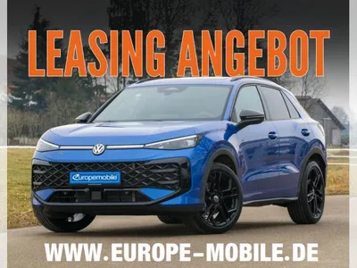 VW Volkswagen T-Roc R-Line 1.5 eTSI OPF DSG 150 (UVP 51.090€/SOFORT) BLACK/MATRIX/NAV/PANO/AHK/UVM. im Leasing von LeasingMarkt.de
