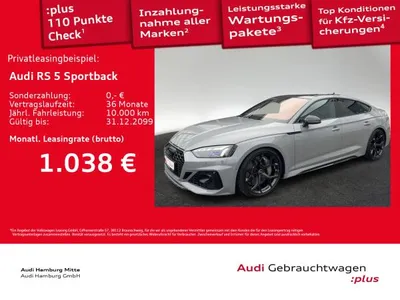 Audi Audi RS5 Sportback performance quattro tiptr. Pano B&O im Leasing von LeasingMarkt.de