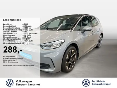 VW Volkswagen ID.3 Pro 2xKlima ACC AUT DynLicht Fernlichtass. im Auto Abo von Mobile.de