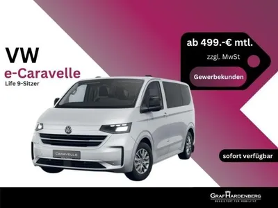 VW Volkswagen e-Caravelle Life 9-Sitzer *sofort verfügbar* im Auto Abo von LeasingMarkt.de