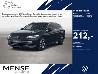 VW Volkswagen Passat Variant 2.0TDI DSG Business CarPlay HUD im Leasing von Null-Leasing