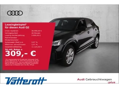 Audi Audi Q2 40 TFSI quattro S line AHK Matrix SONOS Navi im Auto Abo von LeasingMarkt.de