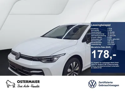 VW Volkswagen Golf VIII GOAL 2.0TDI 150PS DSG ACC.AHK.KAMERA.N im Leasing von Null-Leasing