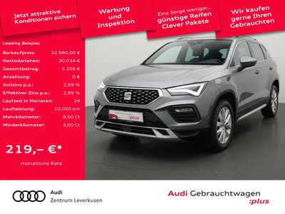 Seat Seat Ateca Xperience DSG KAM SHZ LED PDC ACC NAVI im Auto Abo von Null-Leasing