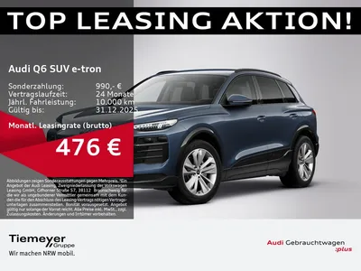 Audi Audi Q6 e-tron PERFORMANCE LM20 LEDER KAMERA BuO im Auto Abo von Null-Leasing