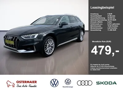 Audi Audi A4 allroad QUATTRO 40TDI 204PS.STRONIC.MATRIX.NA im Leasing von Null-Leasing