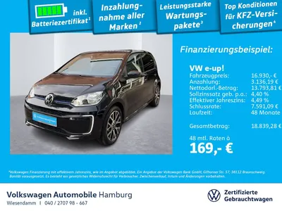 VW Volkswagen e-up! Style Plus KAMERA/SITZHZG. im Auto Abo von Mobile.de