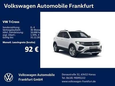 VW T-Cross Leasing
