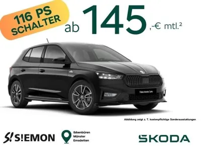 Skoda Skoda Fabia Monte Carlo 🚗 116 PS Schalter ✔️ Privatkundenaktion ✔️ im Auto Abo von LeasingMarkt.de