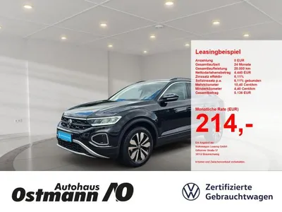 VW Volkswagen T-Roc 1.0 TSI Goal ACC DynLicht Facelift PLA im Leasing von LeasingMarkt.de
